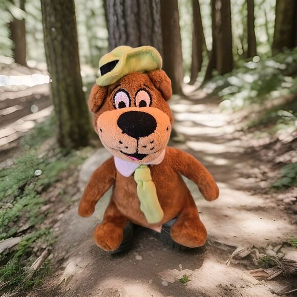 Hanna Barbera Yogi Bear Plush Toy Animal 7" Teddy Bear 1995 VTG Original 3+ Yrs - Picture 2 of 9